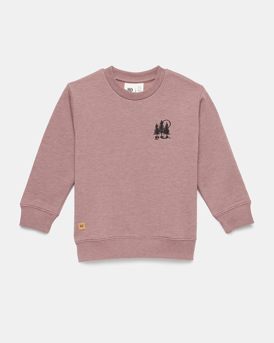 Tentree Kids Golden Forest Crew - Twilight Mauve