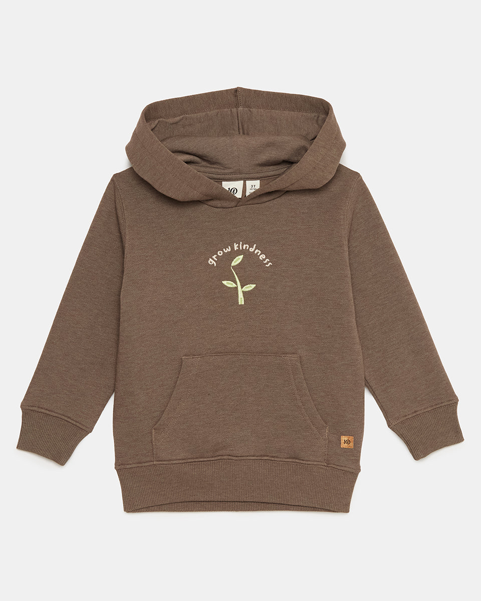 Tentree Kids Grow Kindness Hoodie - Falcon/Reed