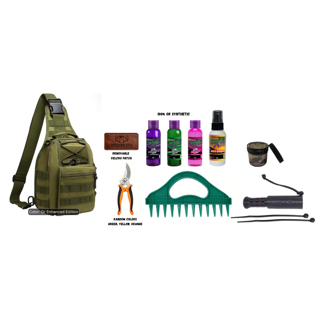 Late Season Fresh Deer Urine Voodoo Pak Mock Scrape Kit by Jinx'em Scents