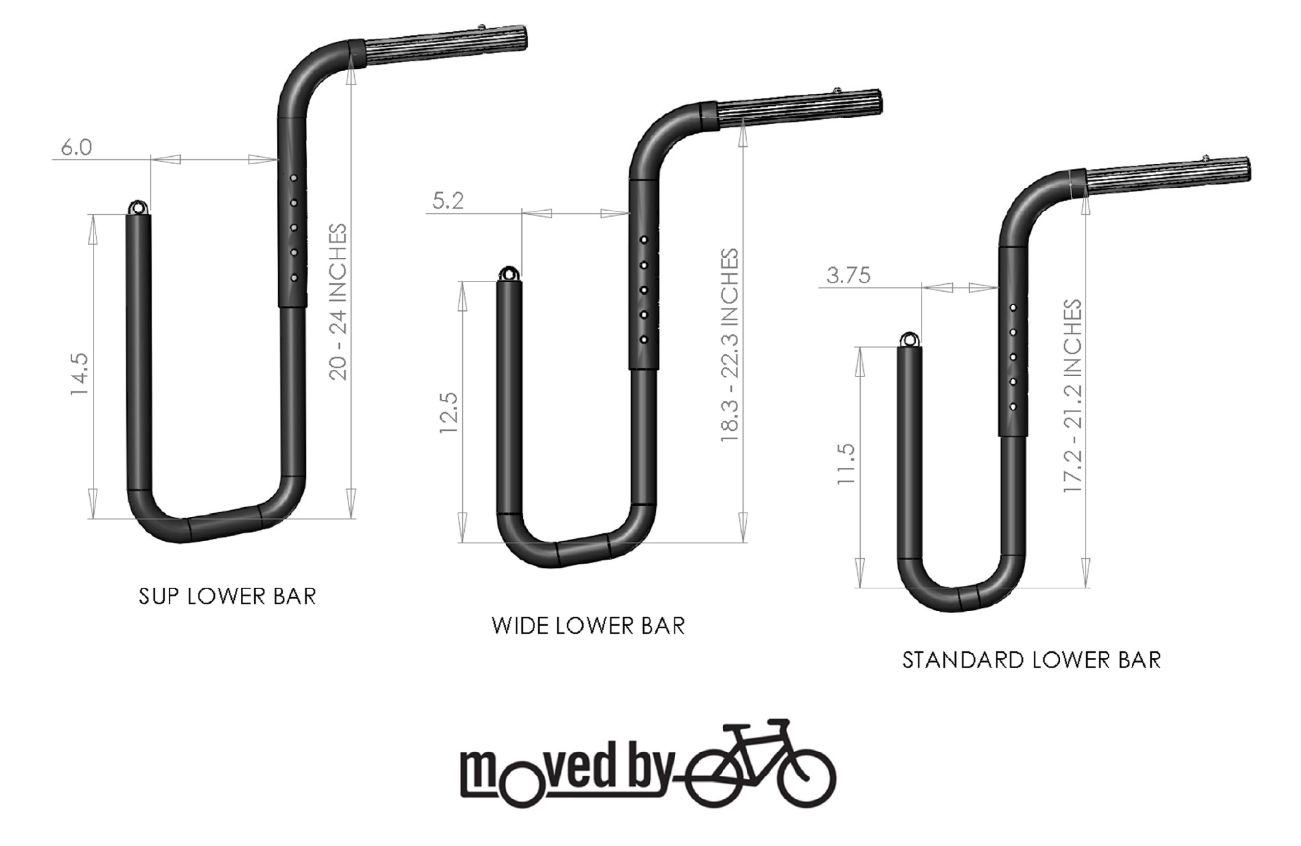 MBB SUP Lower Bar Set
