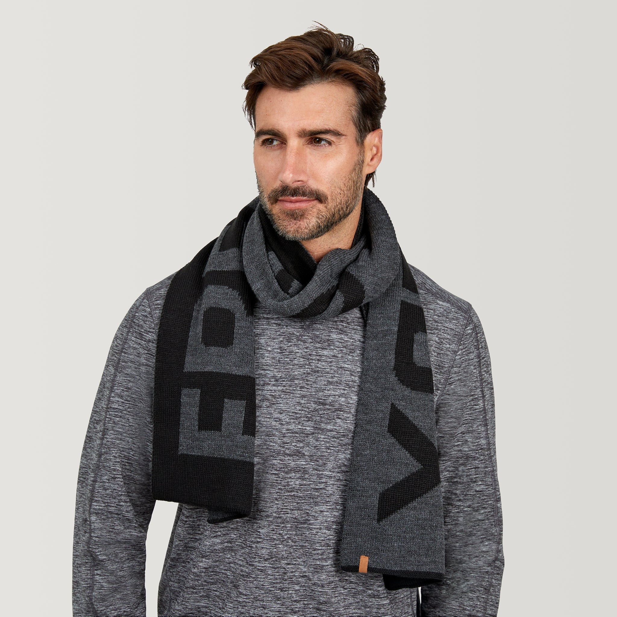 Free Country Men's Intarsia Logo Scarf