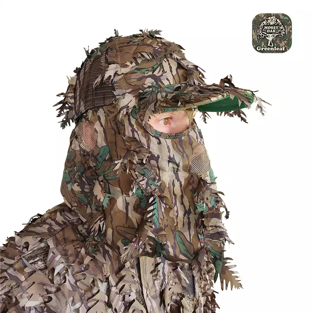 QuikCamo 3D Leafy Ball Cap with Front Face Mask – product view 26