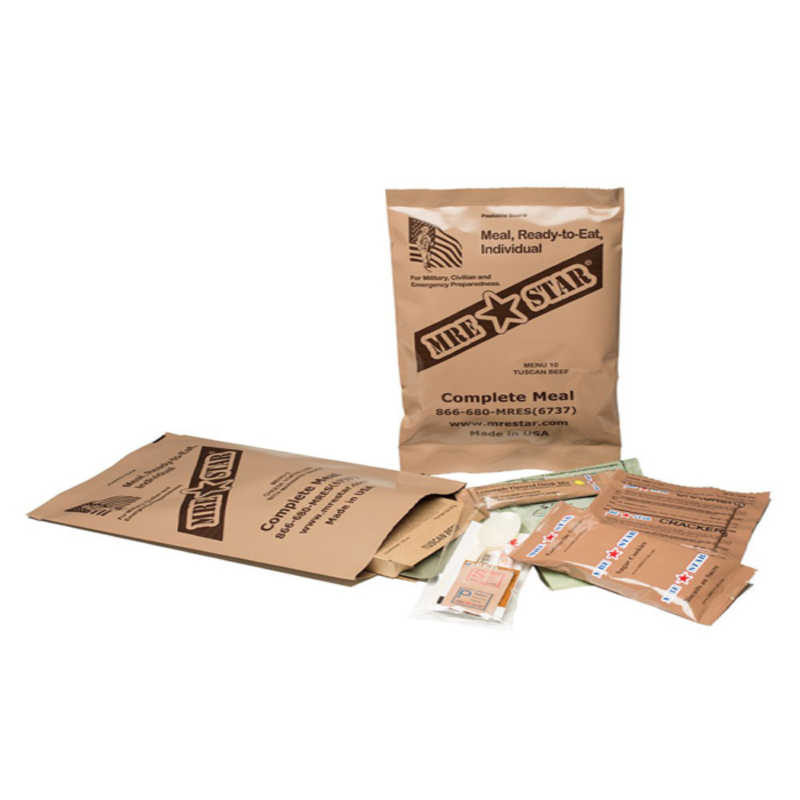 MRE Star Halal Meals — Case of 12 with Heaters — product view 2