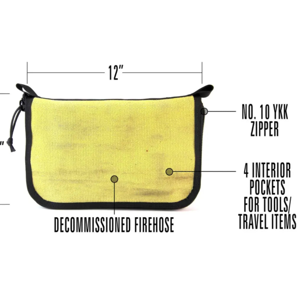 Recycled Firefighter Major Dopp Bag - Large — product view 13
