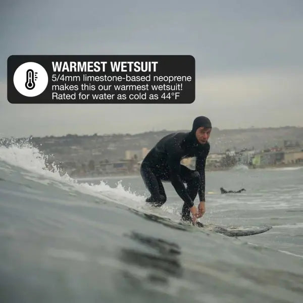 Men's Hooded 5/4mm Surfing Wetsuit by Ho Stevie!