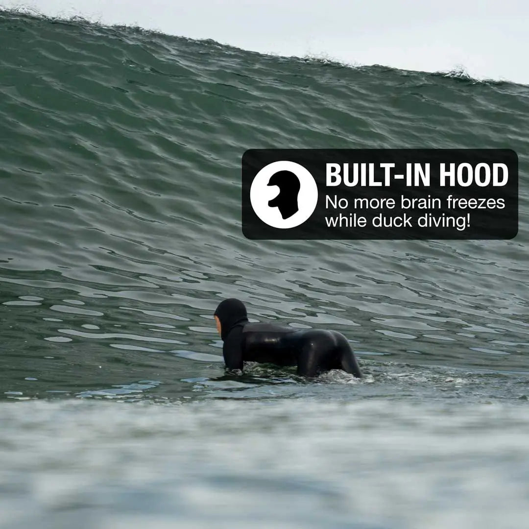 Men's Hooded 5/4mm Surfing Wetsuit by Ho Stevie!