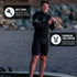 Men's Long Sleeve Short Leg Springsuit by Ho Stevie!