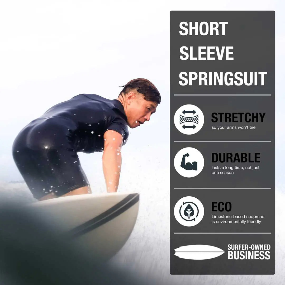 Men's Short Sleeve Short Leg Springsuit by Ho Stevie!