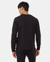 Tentree Men's Lounge Shirt Tail Hem Crew - Meteorite Black
