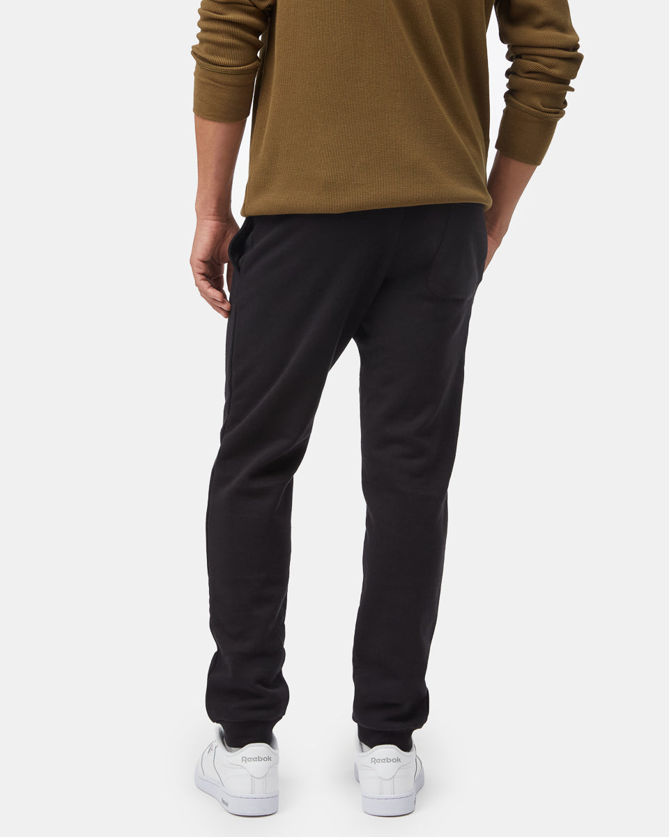 Tentree Men's Recycled Cotton Atlas Sweatpant - Meteorite Black