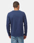 Tentree Men's Recycled Cotton Classic Henley Longsleeve - Dress Blue