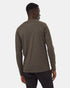 Tentree Men's TreeBlend Baker Henley Longsleeve - Black Olive Green Heather