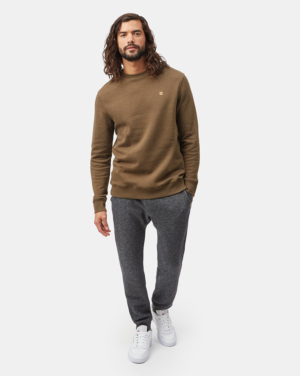 Tentree Men's Reynard Crew - Uniform Green