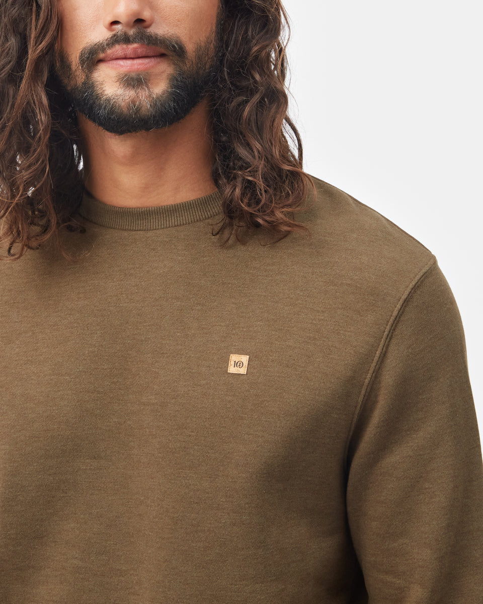 Tentree Men's Reynard Crew - Uniform Green