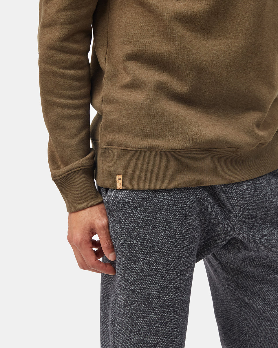 Tentree Men's Reynard Crew - Uniform Green