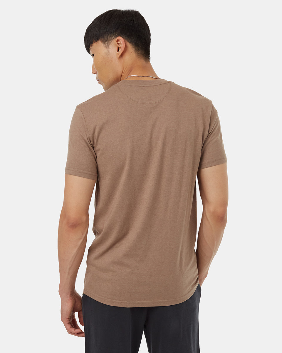 Tentree Men's Peru Embroidered Llama T-Shirt - Pine Bark