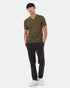 Tentree Men's TreeBlend V-Neck T-Shirt - Olive Night Green