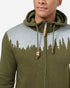 Tentree Juniper Zip Hoodie - Olive Night Green Heather