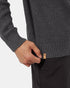 Tentree Men's Highline 1/4 Zip Sweater - Dark Grey Heather
