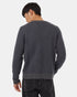 Tentree Men's Highline Patterned Crew - Dark Grey Heather Dress Blue