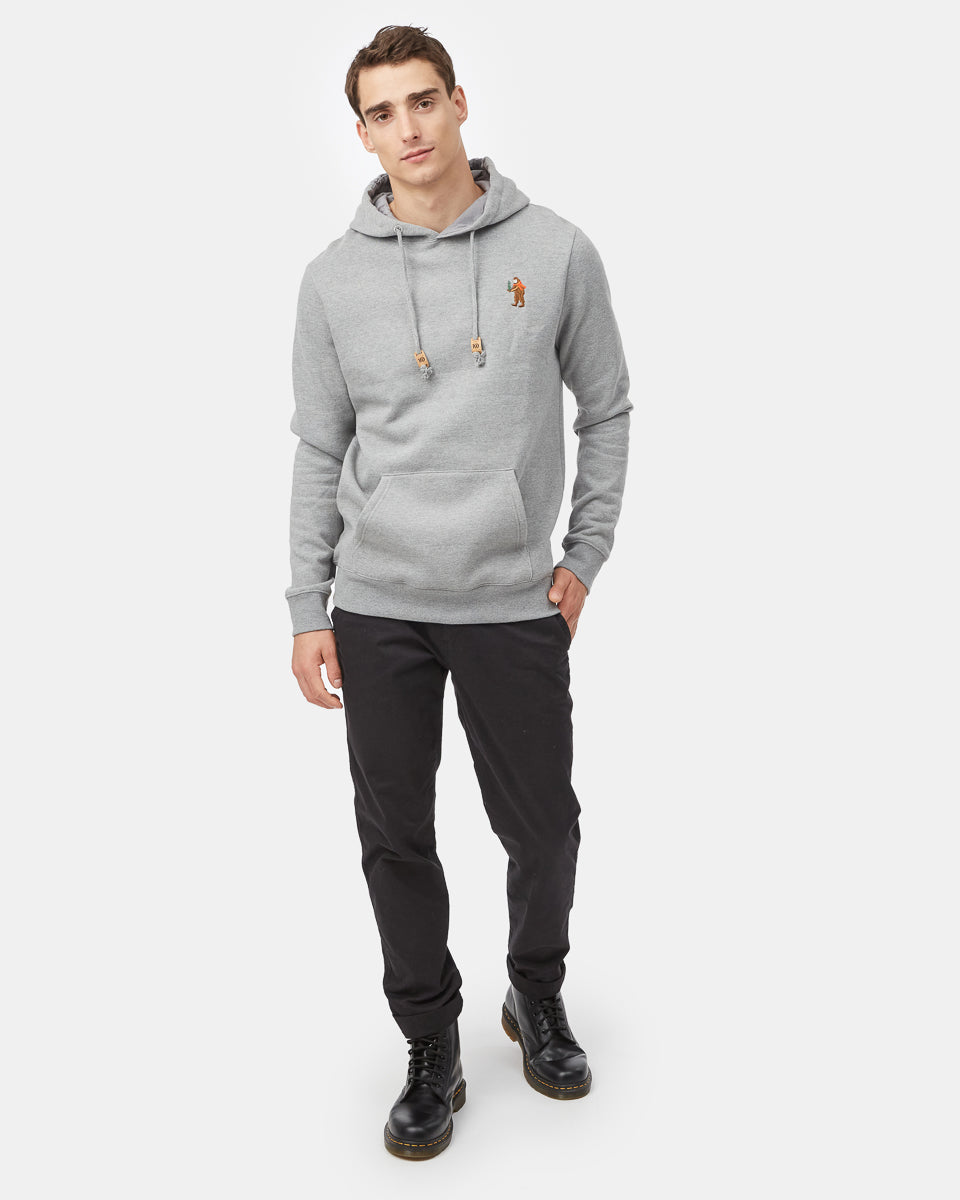 Tentree Men's Holiday Sasquatch Hoodie - Grey Heather