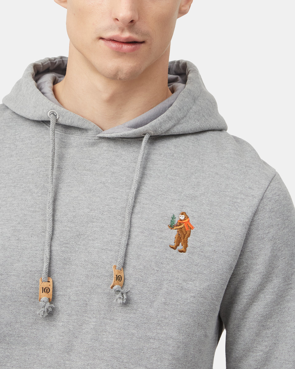 Tentree Men's Holiday Sasquatch Hoodie - Grey Heather