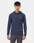 Tentree Men's Hemp Boulder Hooded Longsleeve - Dress Blue Heather