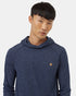 Tentree Men's Hemp Boulder Hooded Longsleeve - Dress Blue Heather