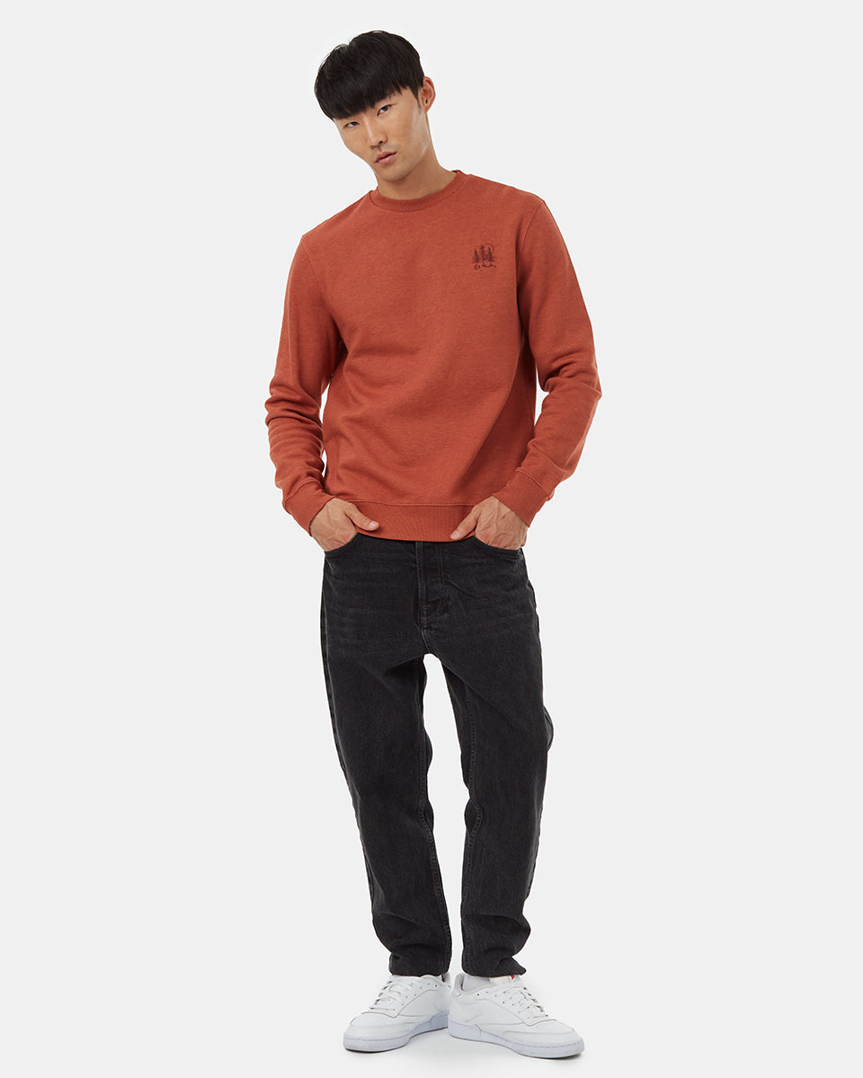 Tentree Men's Golden Spruce Forest Crew - Baked Clay