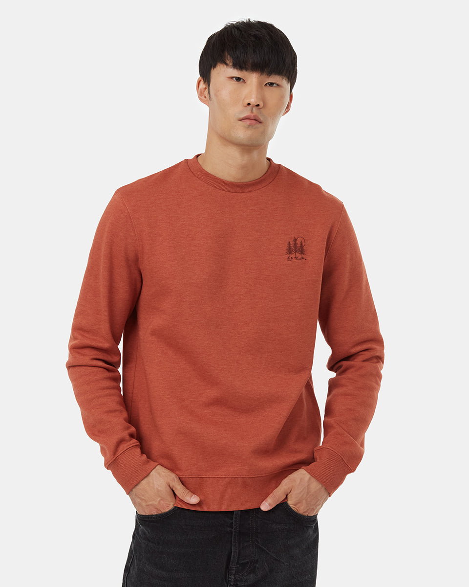 Tentree Men's Golden Spruce Forest Crew - Baked Clay