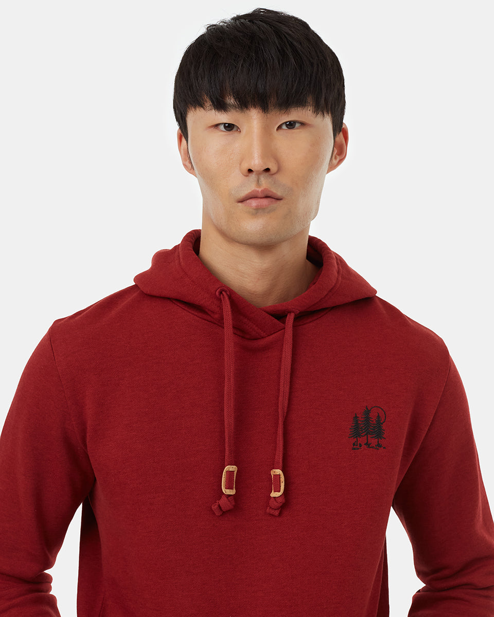 Tentree Men's Golden Spruce Forest Hoodie - Red Current