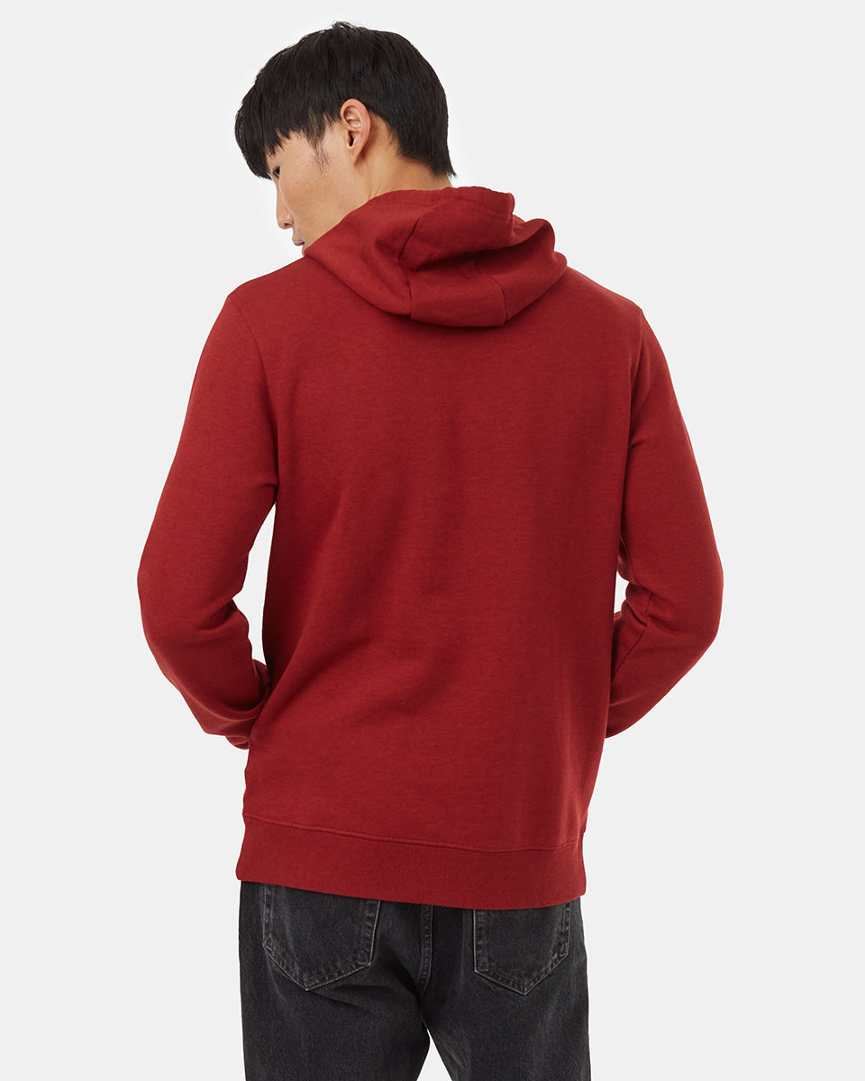 Tentree Men's Golden Spruce Forest Hoodie - Red Current