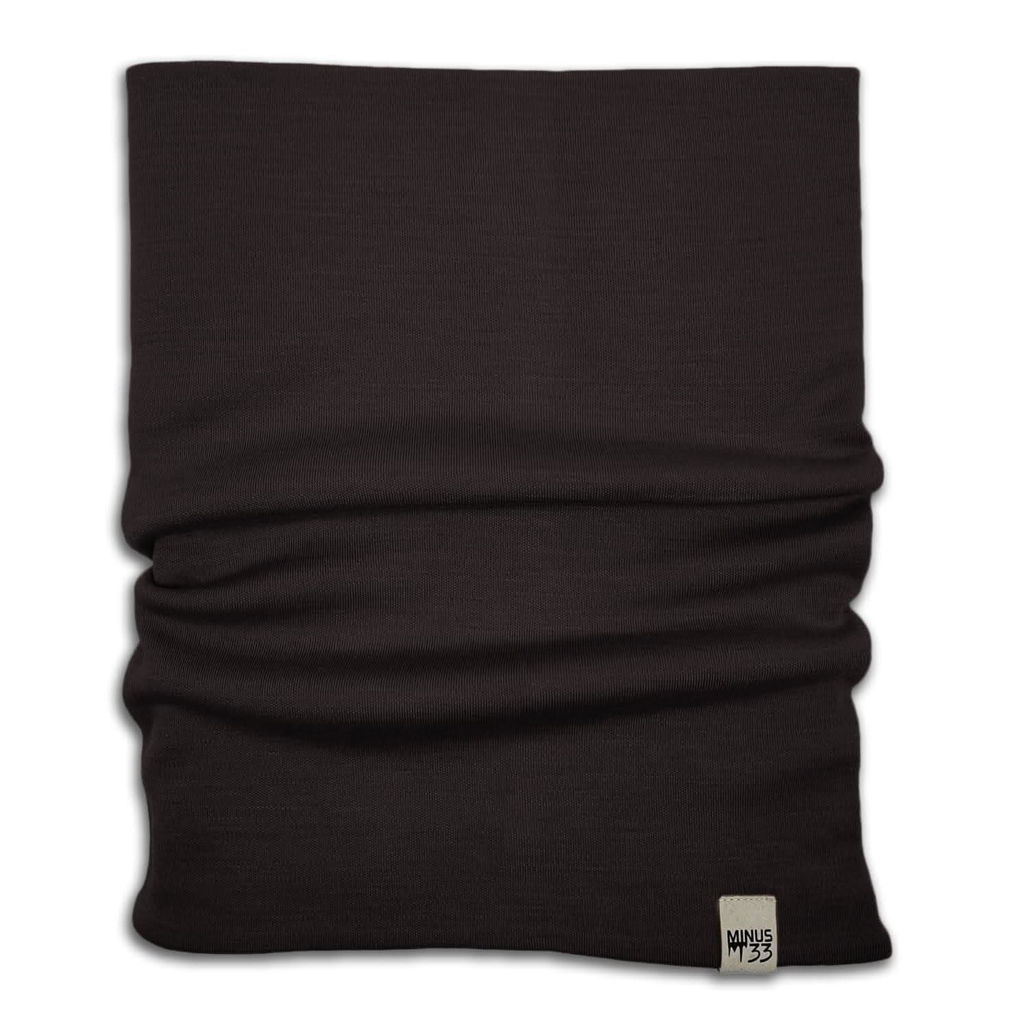 Minus33 Merino Wool Clothing Midweight Wool Neck Gaiter, front three-quarter view