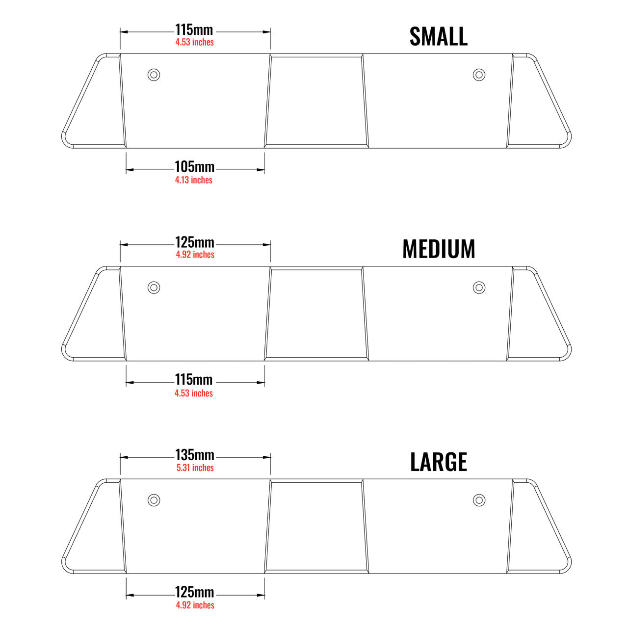 Vail Ski Display | Minimalist Wood Rack | Medium - product view 4