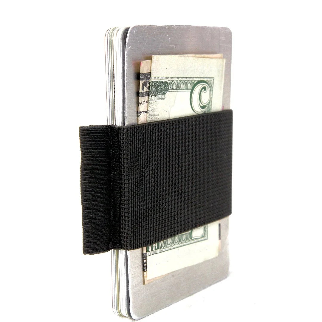 Recycled Firefighter Minimalist Elastic Card Band Wallet — product view 5