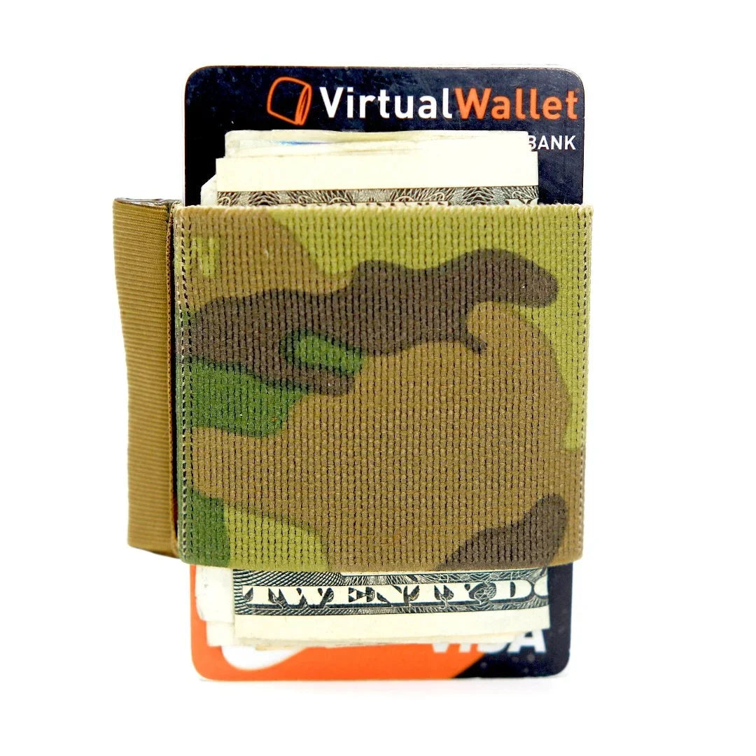 Recycled Firefighter Minimalist Elastic Card Band Wallet — product view 16