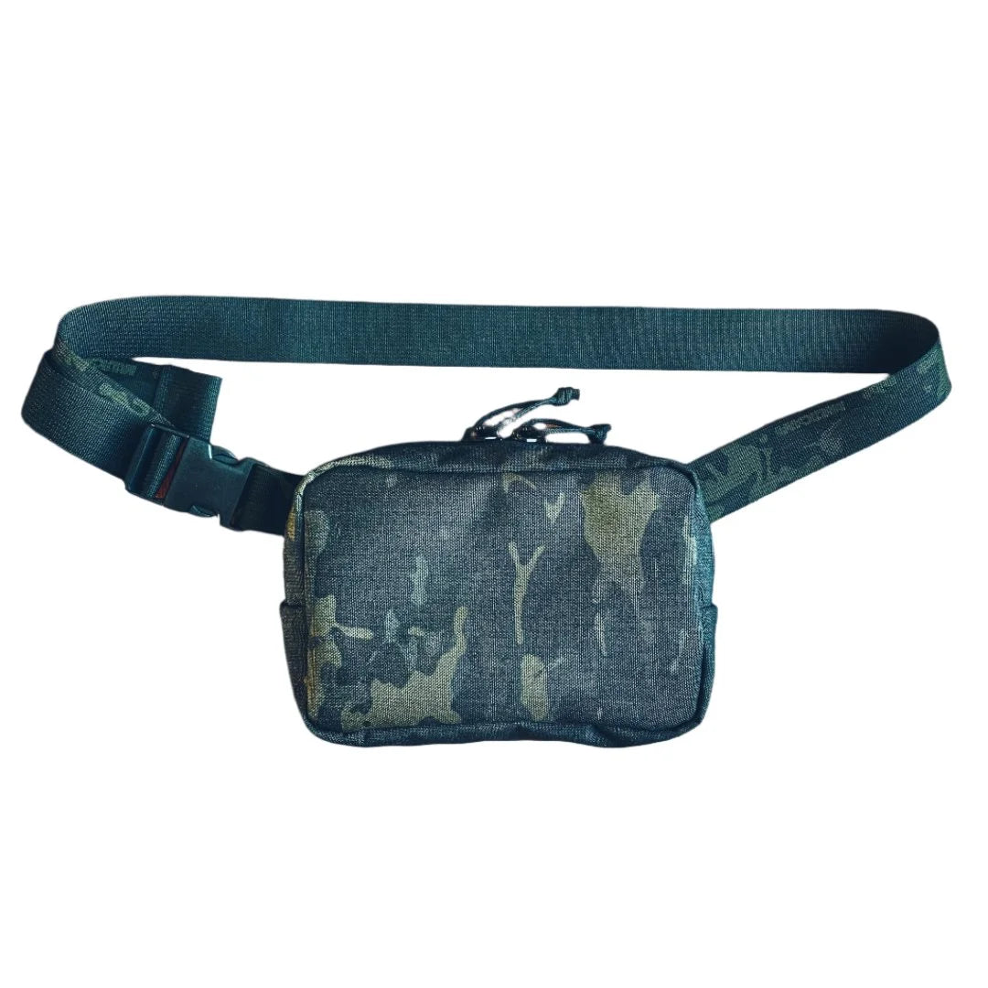Recycled Firefighter Minimalist Woodland Fanny Pack — product view 12