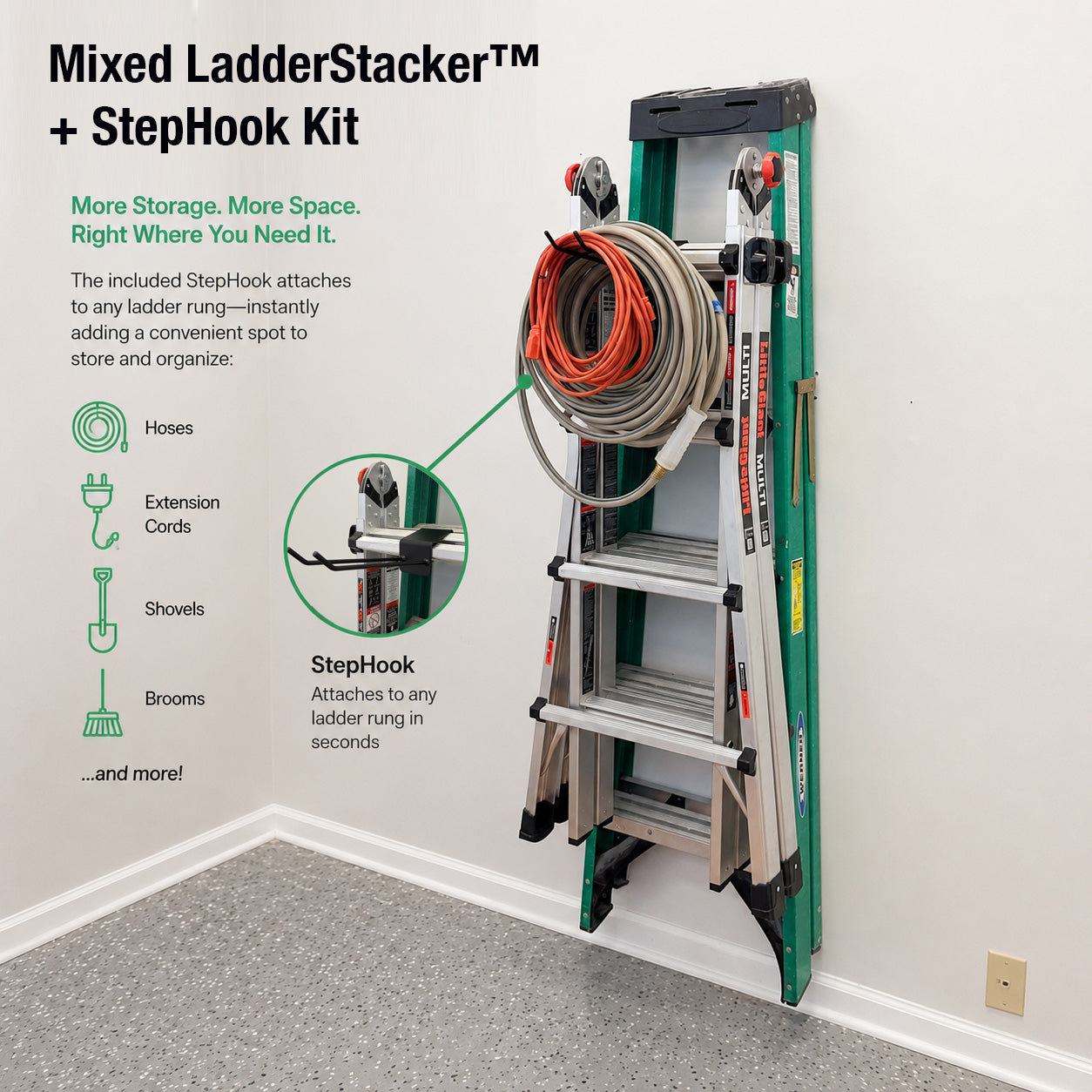 LadderStacker™ | 4 Kit Variations - product view 3
