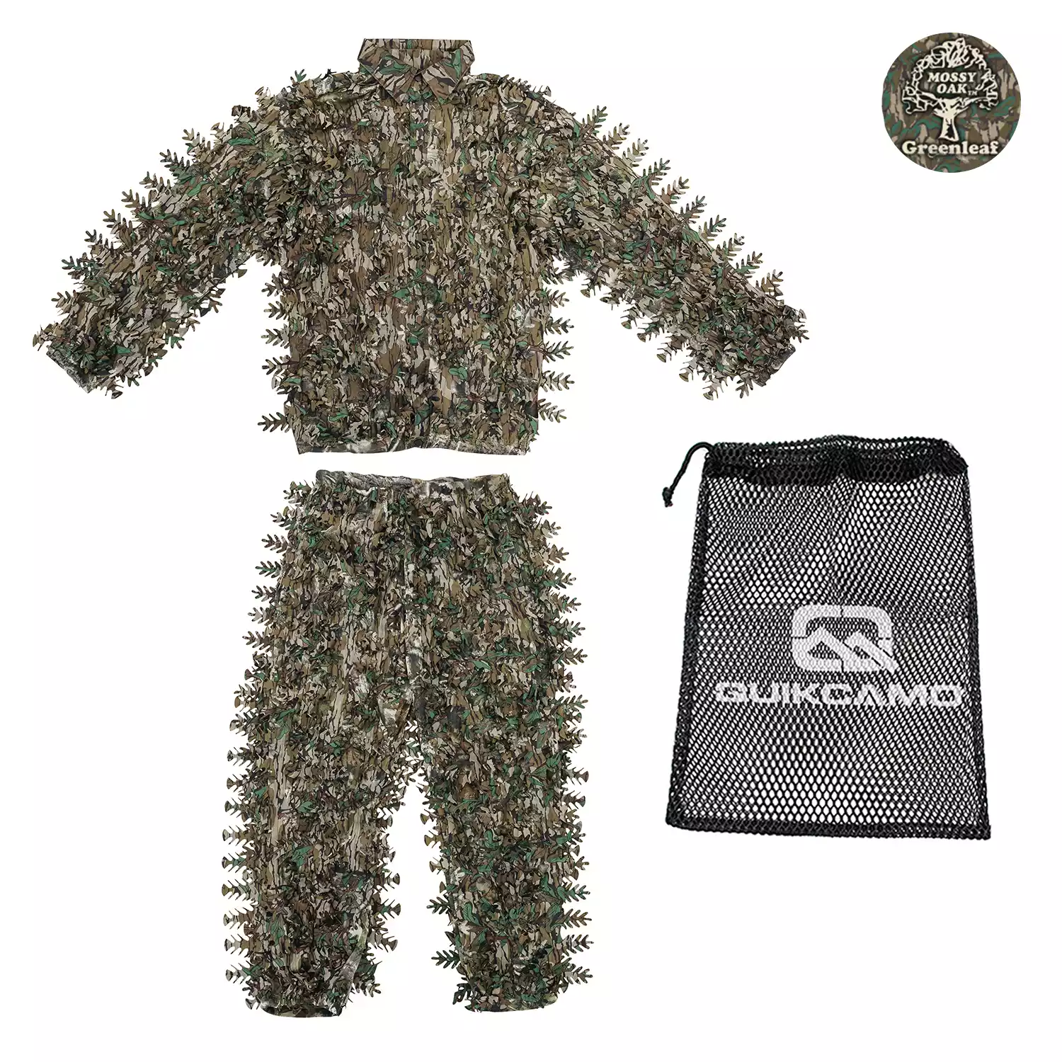 QuikCamo 3D Leafy Ghillie Suit, Top or Hoodie – product view 13