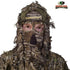 QuikCamo Fitted Hat with Rear Leafy Camo Face Mask – product view 12
