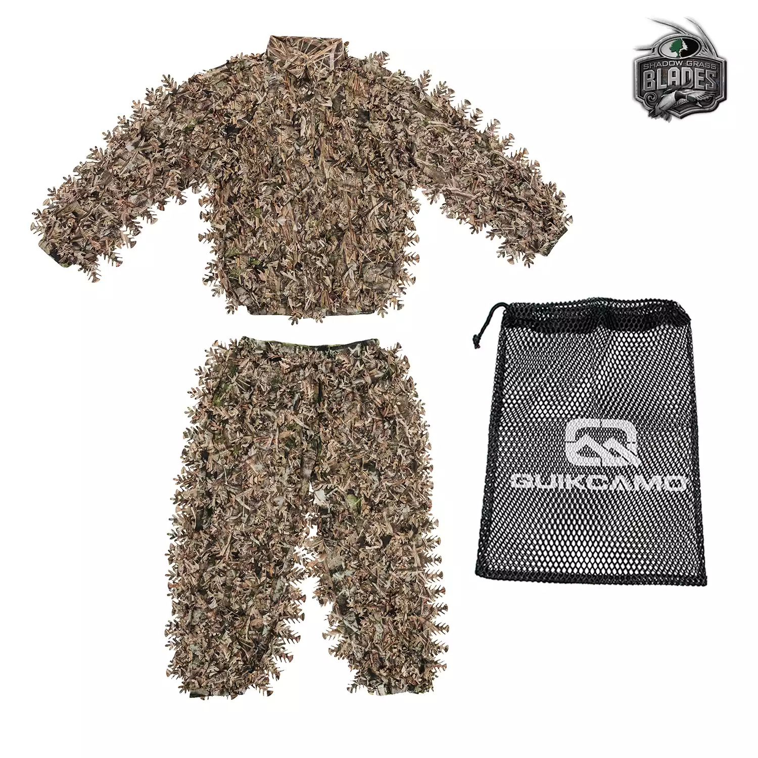 QuikCamo 3D Leafy Ghillie Suit, Top or Hoodie – product view 27
