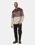 Tentree Men's TreeFleece Blocked Reynard Hoodie - Deep Mahogany Elkwood Pale Oak