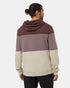 Tentree Men's TreeFleece Blocked Reynard Hoodie - Deep Mahogany Elkwood Pale Oak