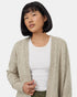 Tentree Women's Prairies Fleck Cardigan - Pale Oak Heather Nep