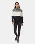 Tentree Women's Blocked Banshee Hoodie - Mineral Undyed Meteorite Black