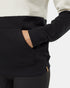 Tentree Women's Blocked Banshee Hoodie - Mineral Undyed Meteorite Black