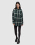 Tentree Women's Fernwood Flannel Shirt - Forest Pine Skyline Plaid