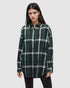 Tentree Women's Fernwood Flannel Shirt - Forest Pine Skyline Plaid