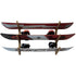 COR Surf Triple Surfboard Wall Rack | Bamboo Rack Perfect for Surf, Wakeboards, Snowboards, Skateboards — view 8