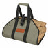 White Duck Diamond Shape Canvas Firewood Log Carriers